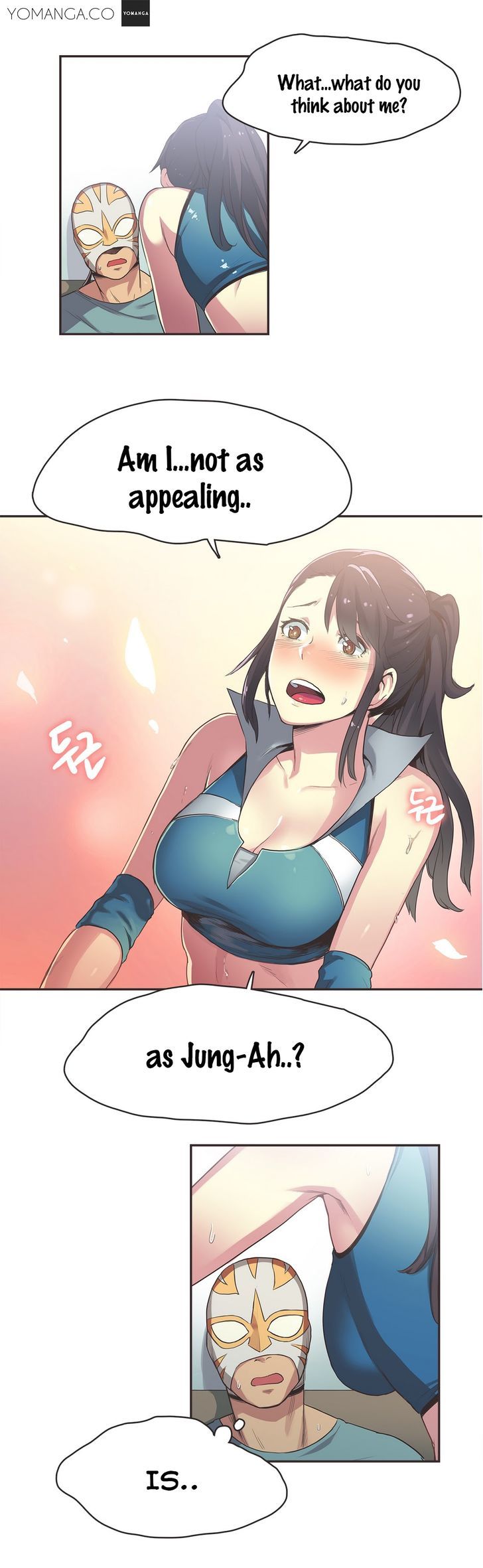 Sports Girl Chapter 19.2 page 3 - Chapter 19 v2 : Queen of the Ring #3