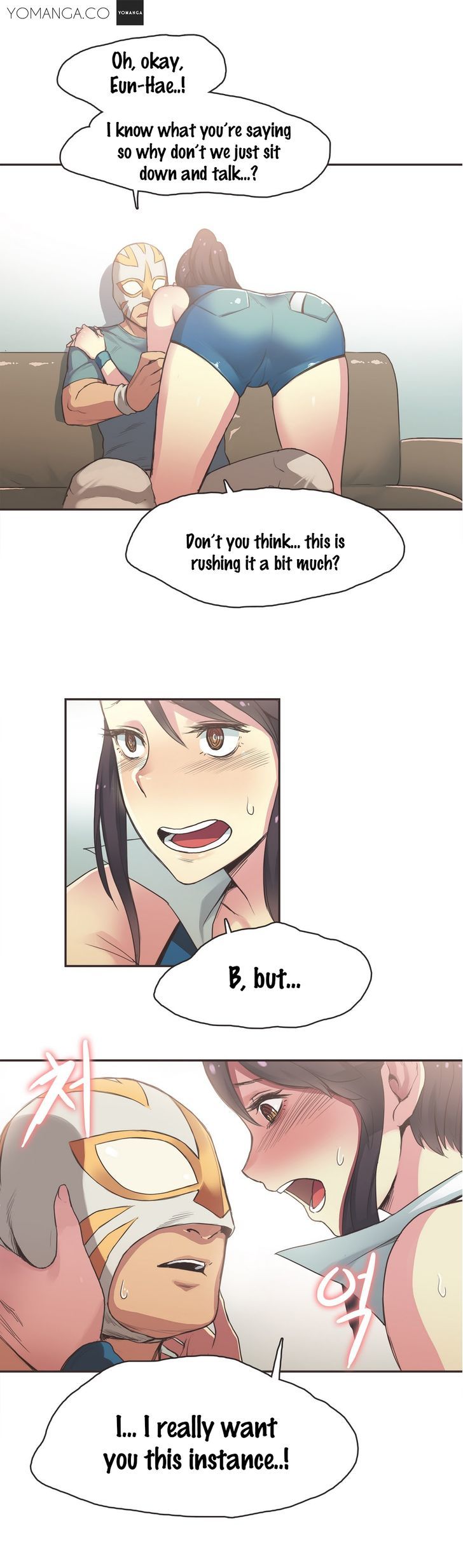 Sports Girl Chapter 19.2 page 8 - Chapter 19 v2 : Queen of the Ring #3