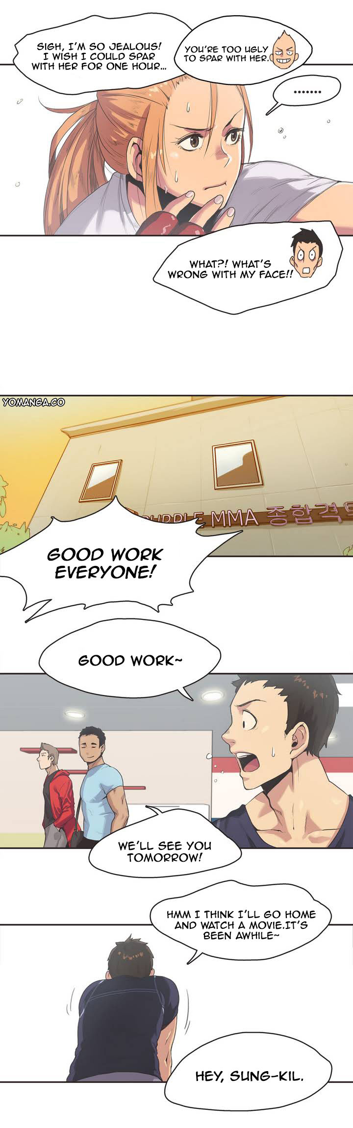 Sports Girl Chapter 2 page 4 - Chapter 2 : Fighter, Ah-Yeon Park #2