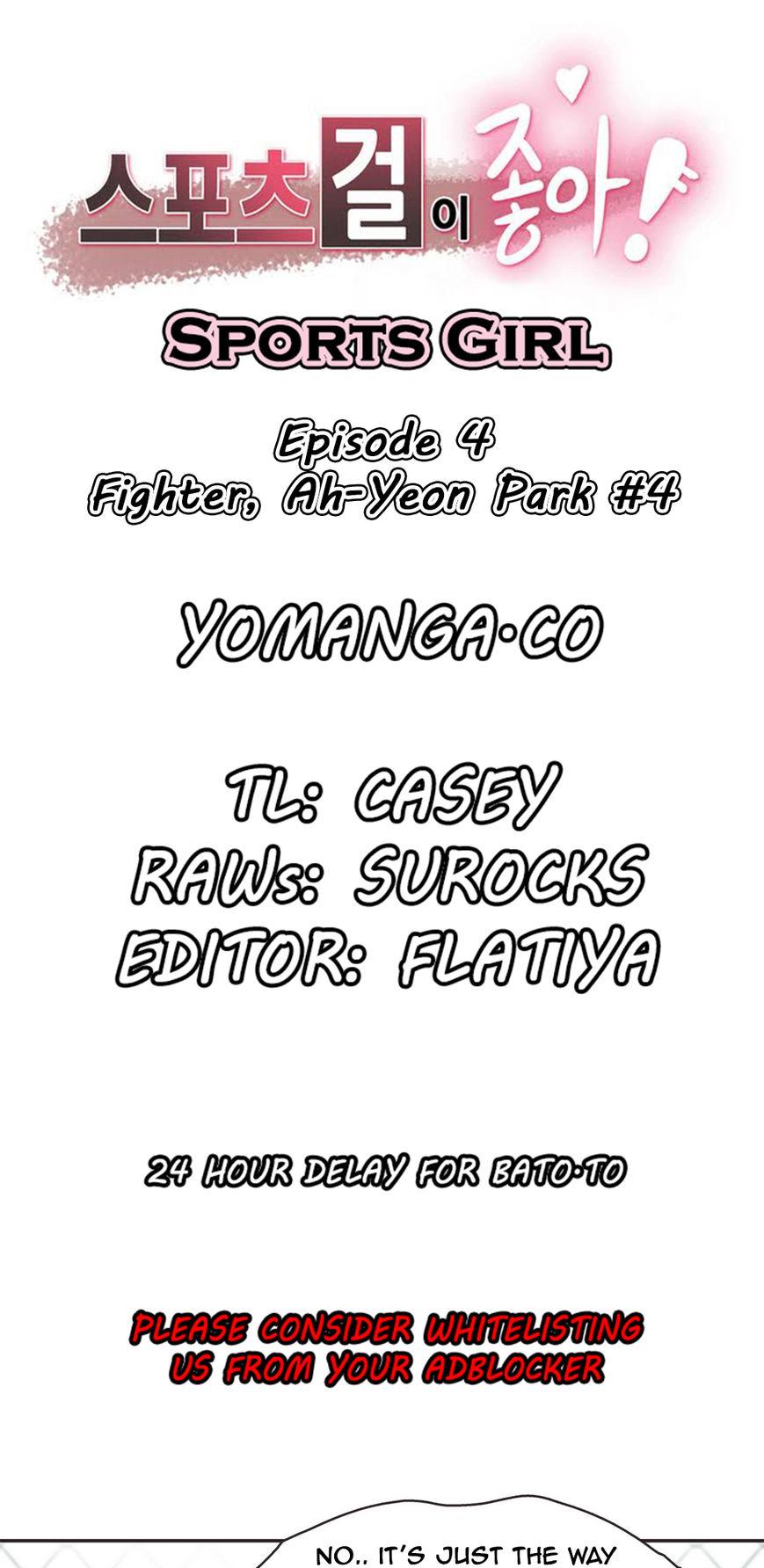Sports Girl Chapter 4 page 1 - Chapter 4 : Fighter, Ah-Yeon Park #4