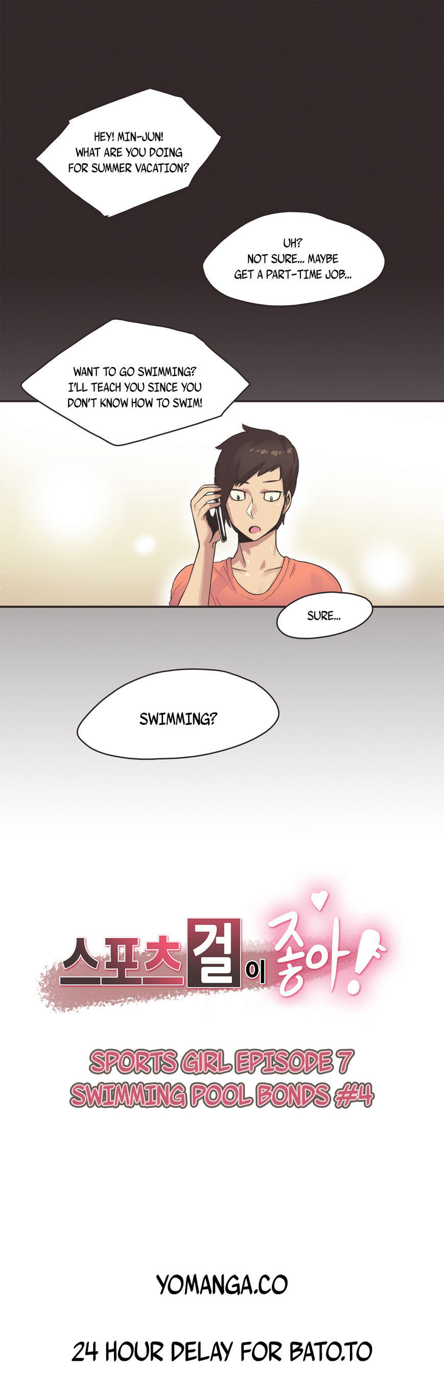 Sports Girl Chapter 8 page 1 - Chapter 8 : Swimming Pool Bonds #4