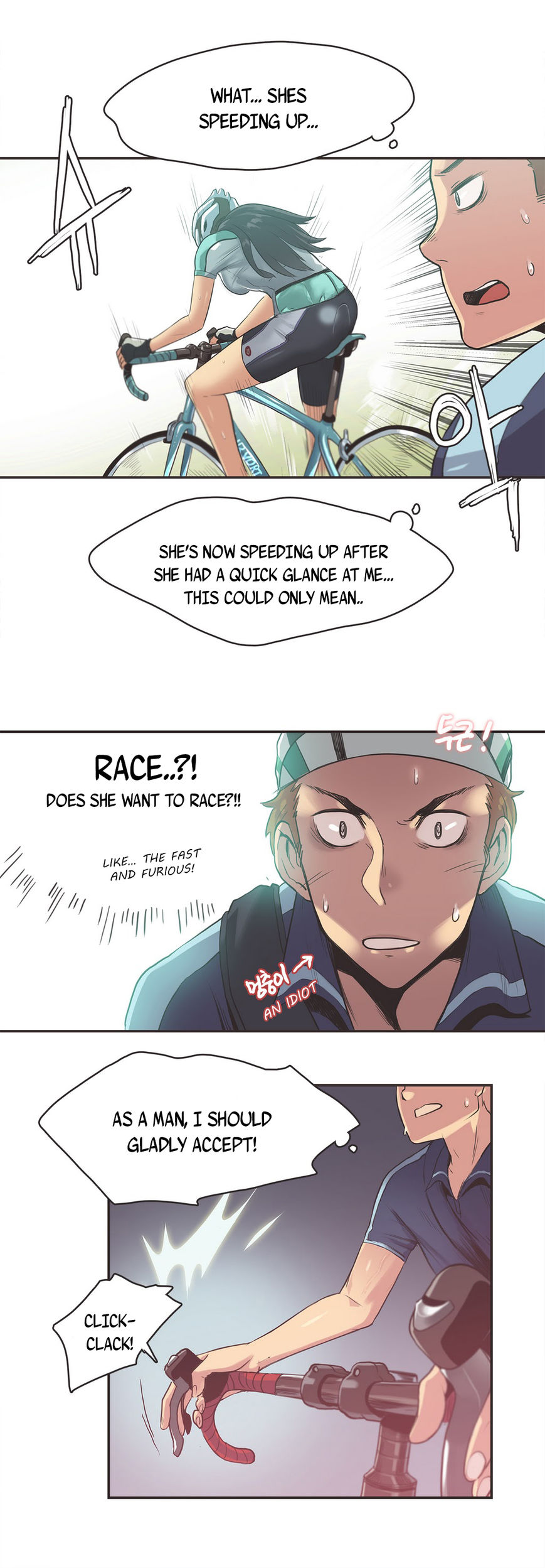 Sports Girl Chapter 9 page 13 - Chapter 9 : Road Goddess -1