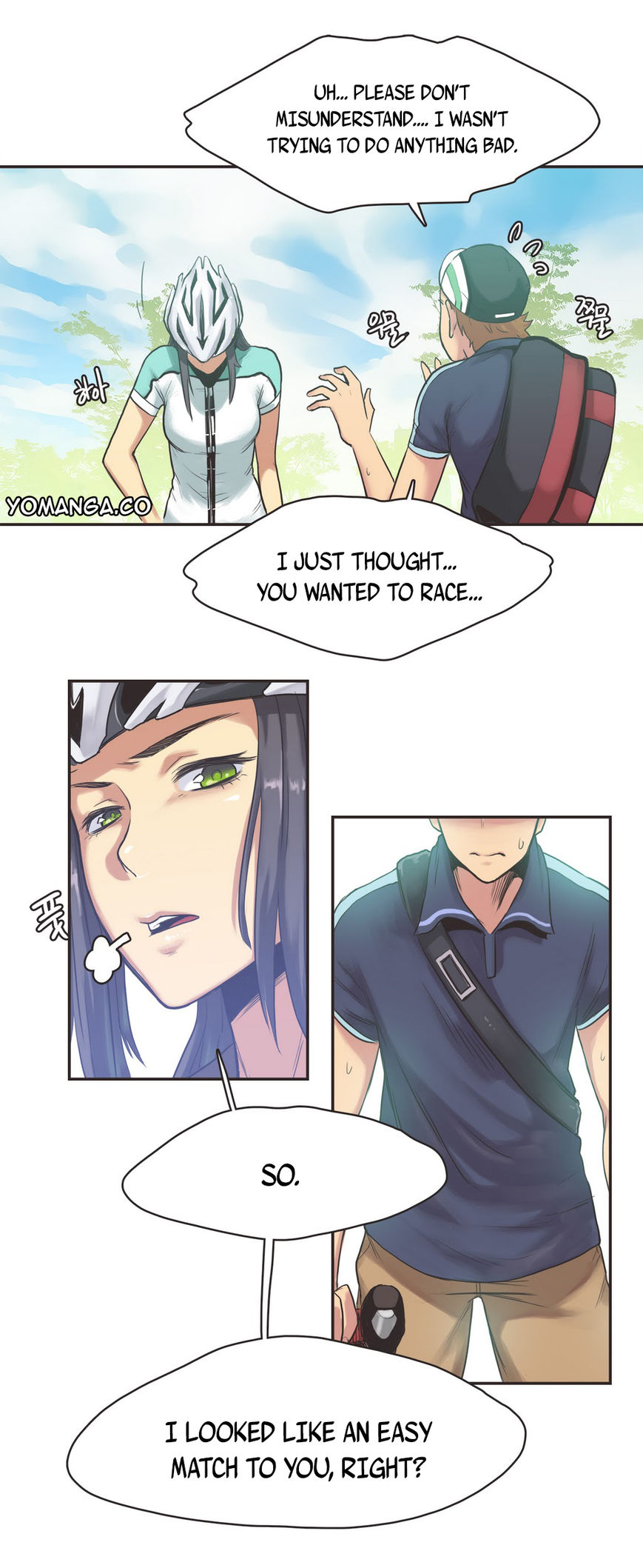 Sports Girl Chapter 9 page 19 - Chapter 9 : Road Goddess -1