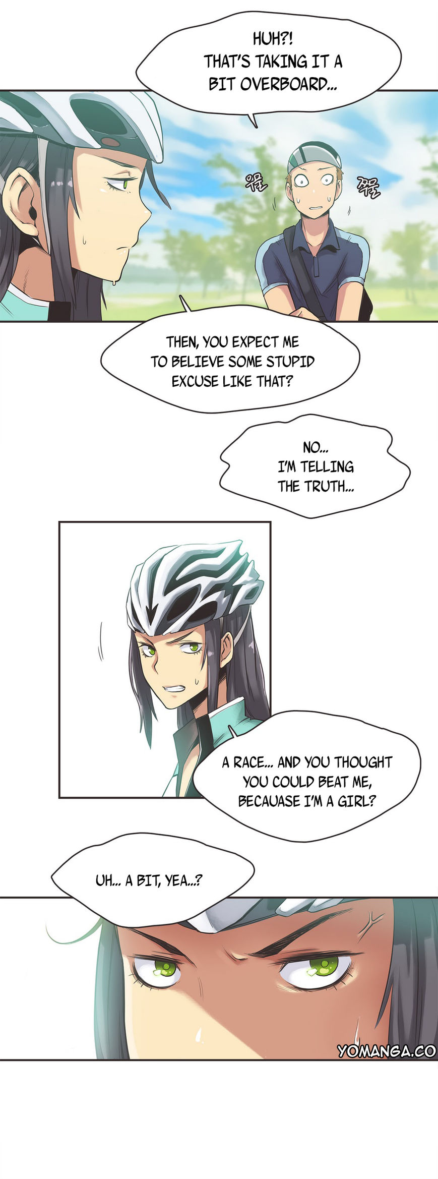 Sports Girl Chapter 9 page 20 - Chapter 9 : Road Goddess -1