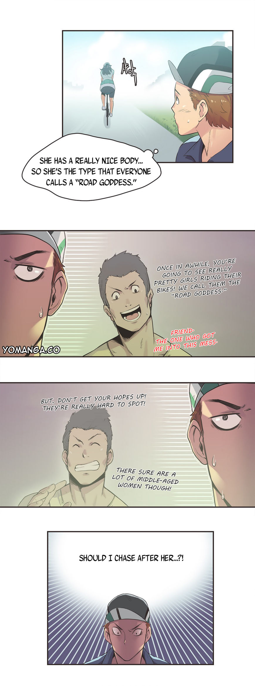 Sports Girl Chapter 9 page 8 - Chapter 9 : Road Goddess -1