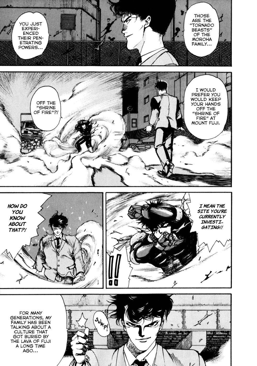 Spriggan Chapter 3.2 page 9 - Chapter 3 v2 : The Shrine of Fire 2