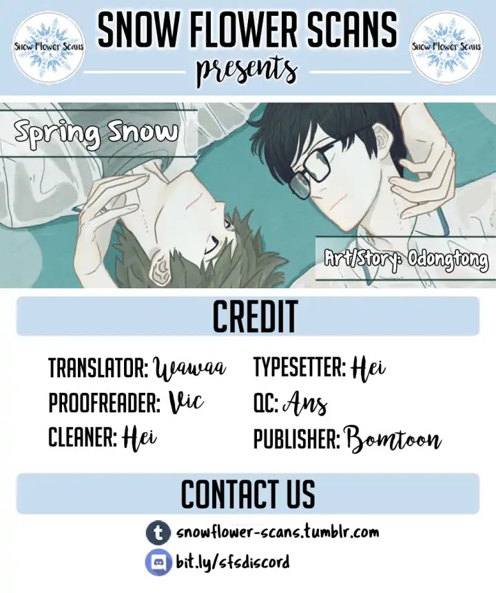 Spring Snow (Odongtong) Chapter 3 page 1 - Chapter 3 [END]