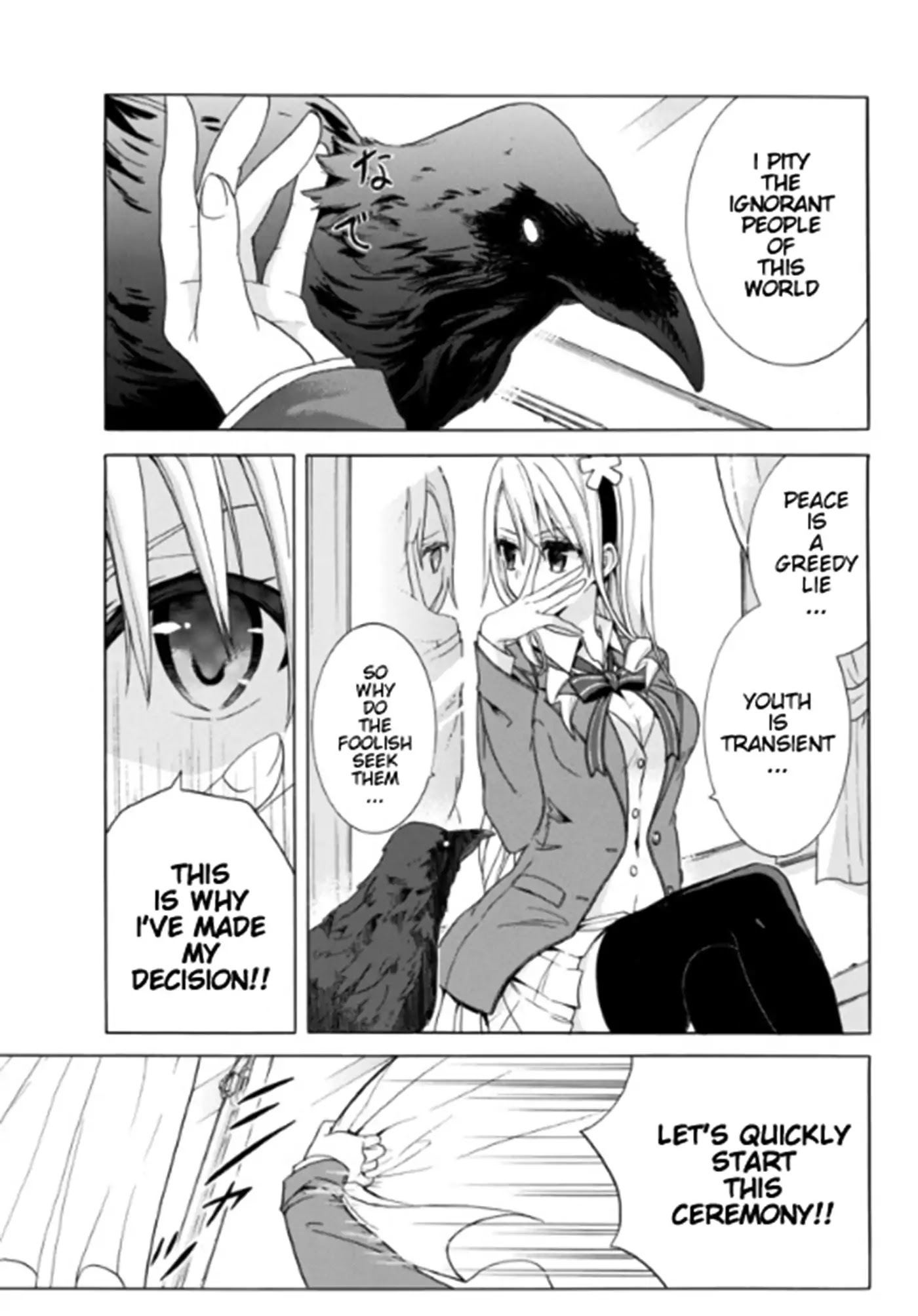 Spring, Summer, and Winter Have Been Cursed! Chapter 1 page 4 - Chapter 1: Jet-black witch