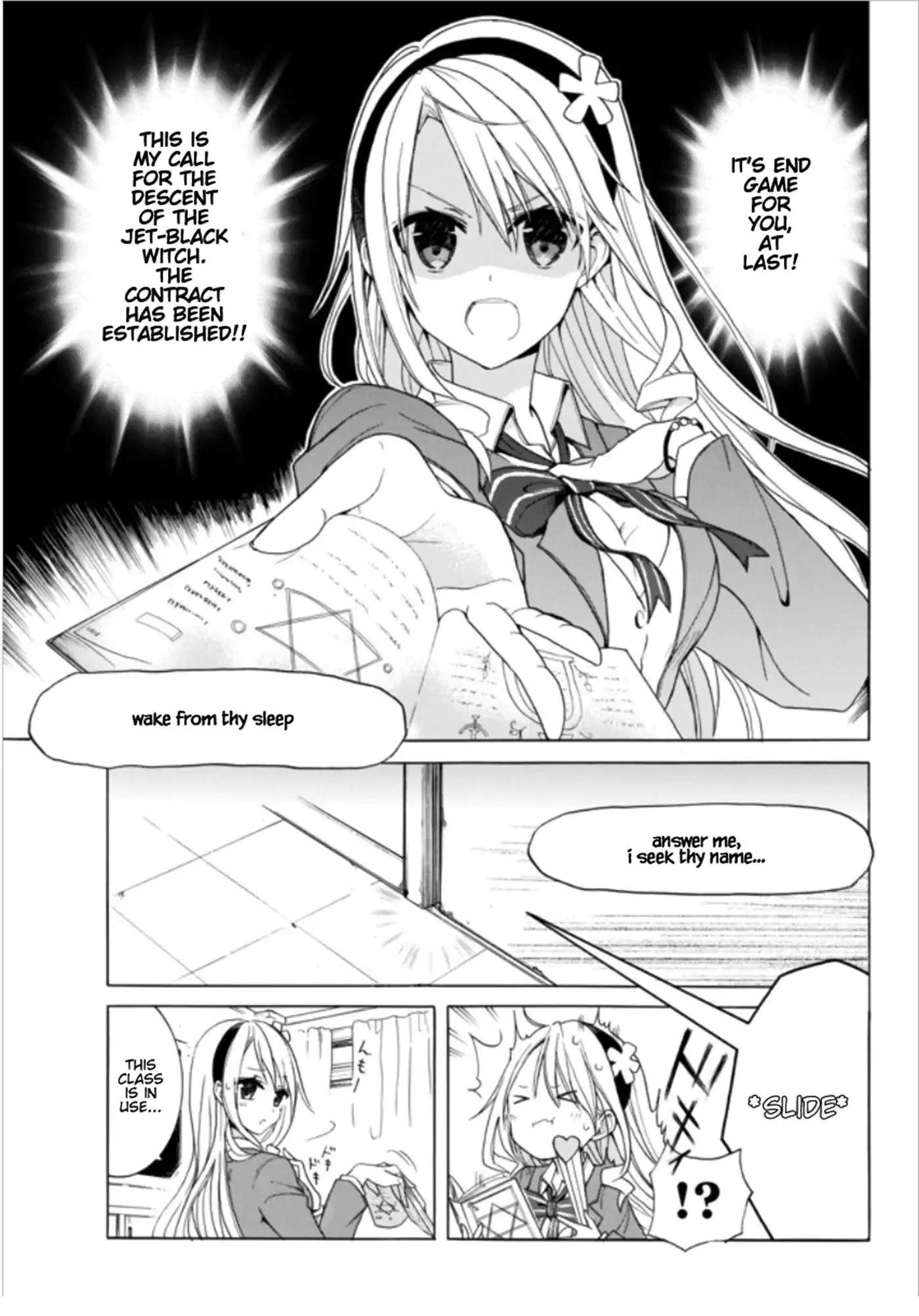 Spring, Summer, and Winter Have Been Cursed! Chapter 2 page 7 - Chapter 2: Jet-black witch (2)