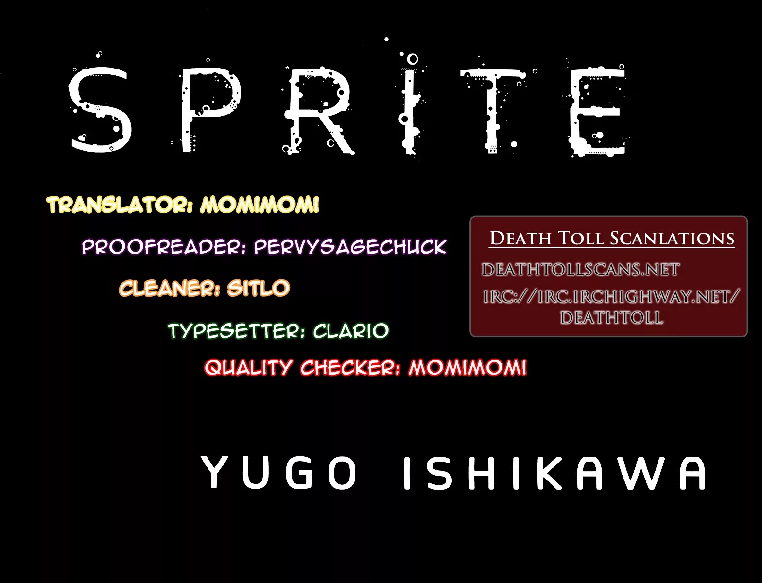 Sprite Chapter 38 page 1 - Chapter 38