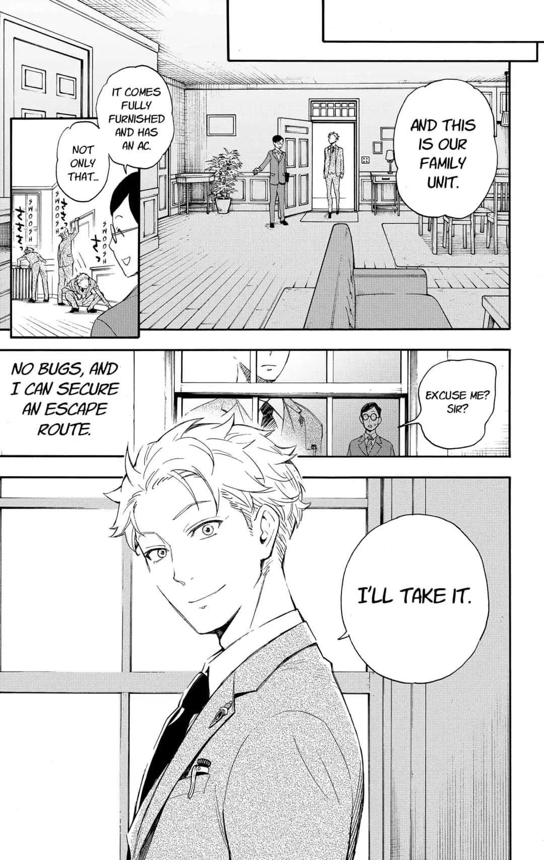 Spy x Family manga, chapter 1, page 17 of 71