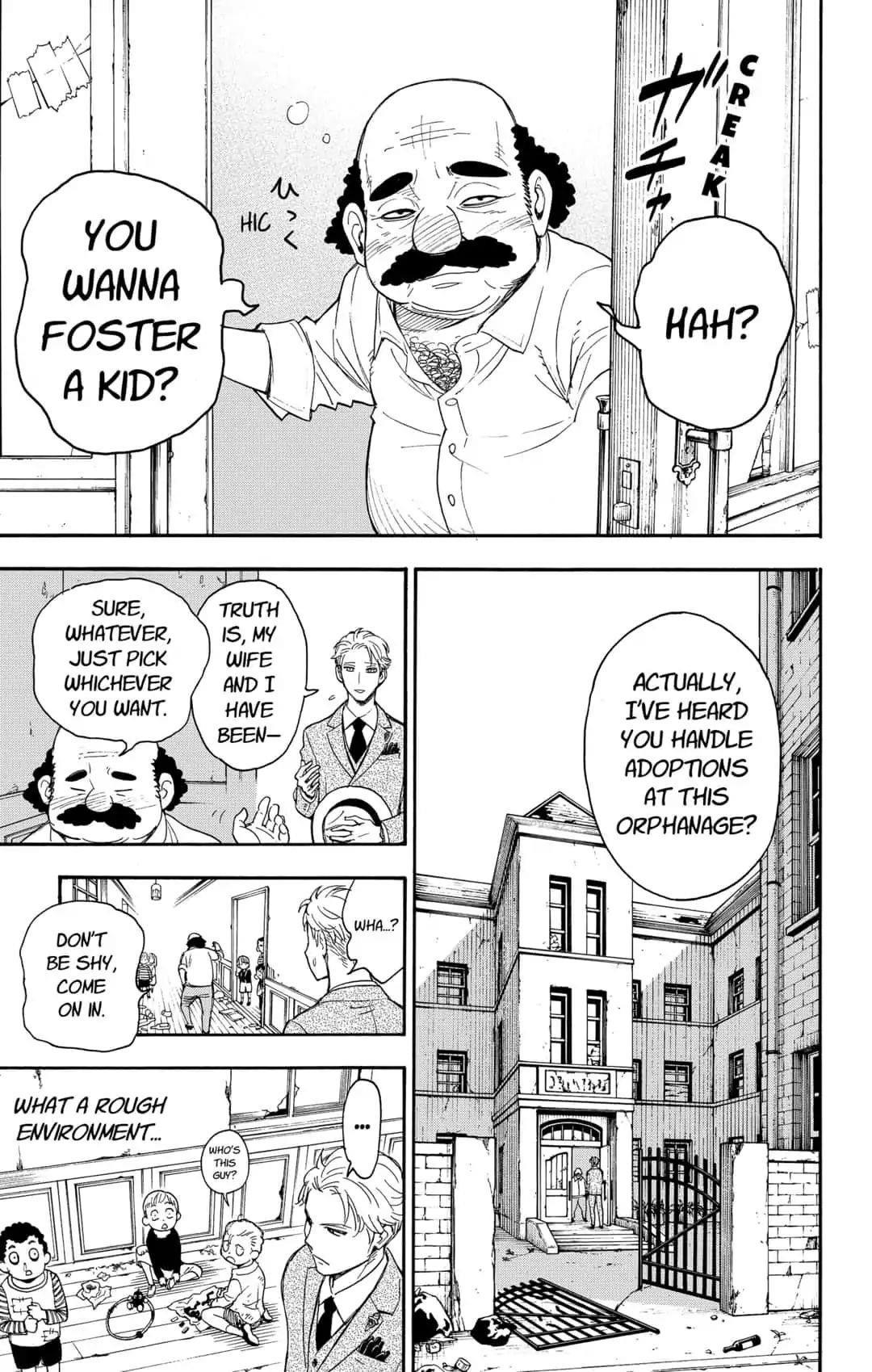 Spy x Family manga, chapter 1, page 19 of 71