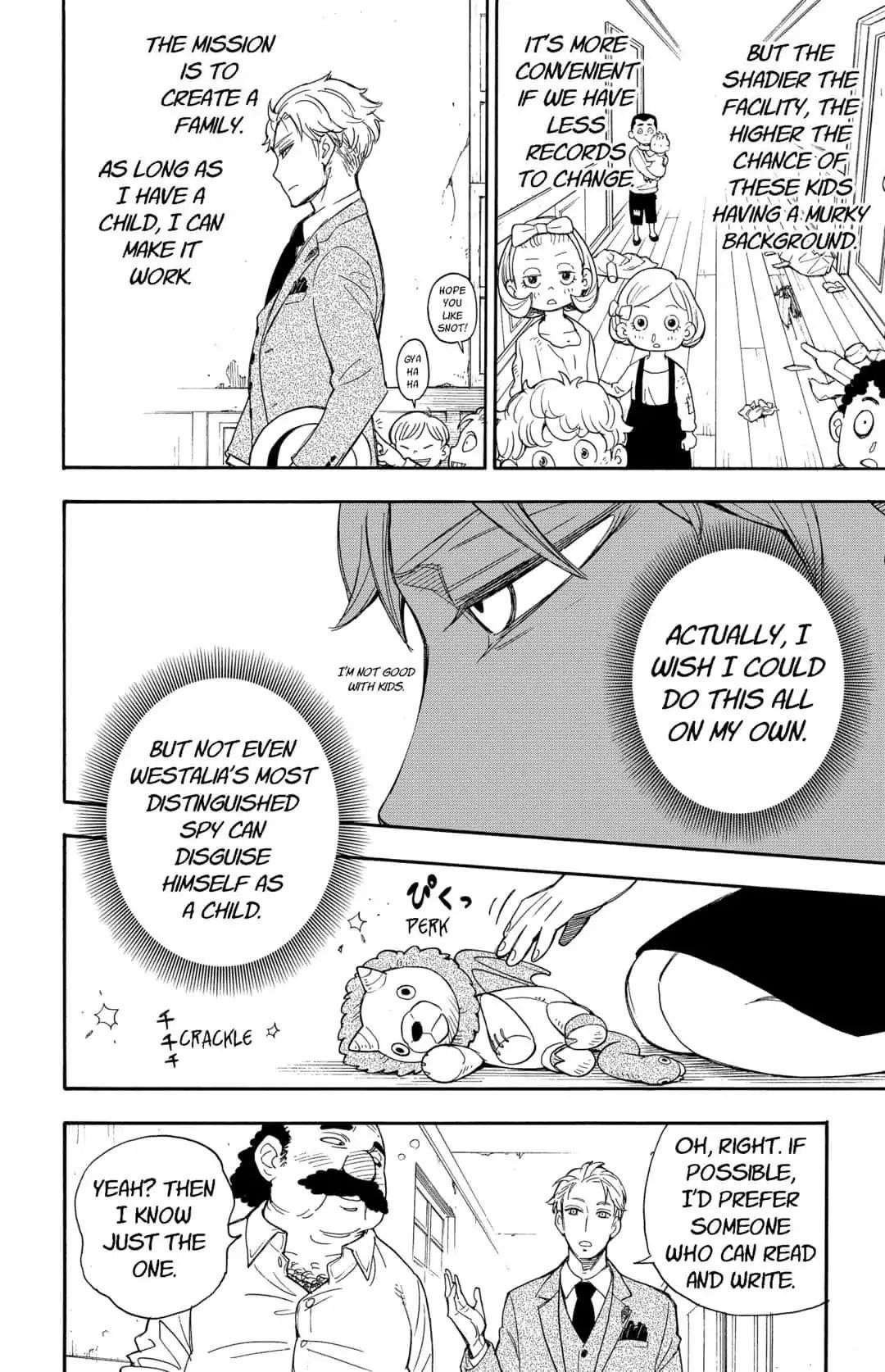 Spy x Family manga, chapter 1, page 20 of 71