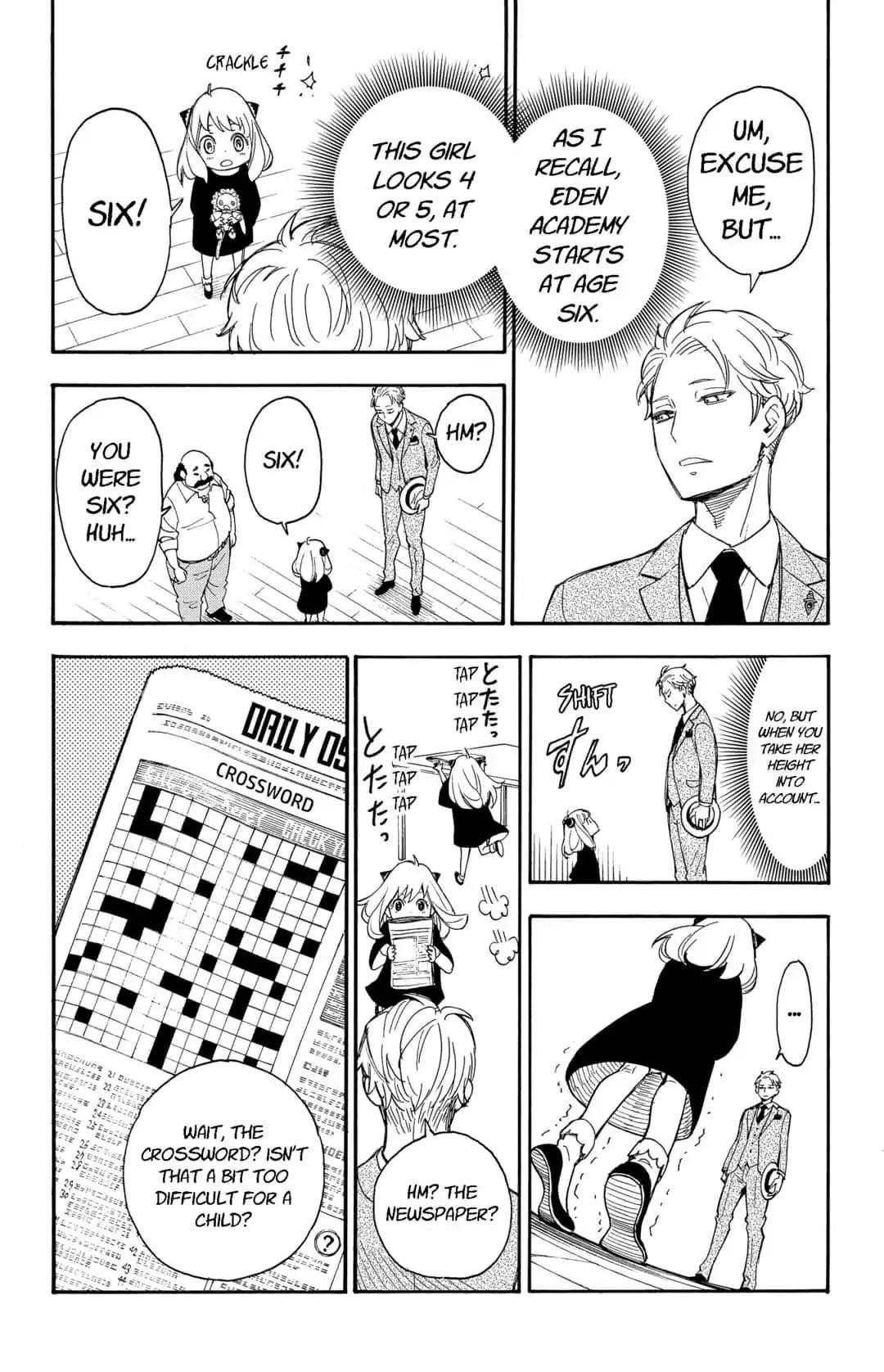 Spy x Family manga, chapter 1, page 22 of 71