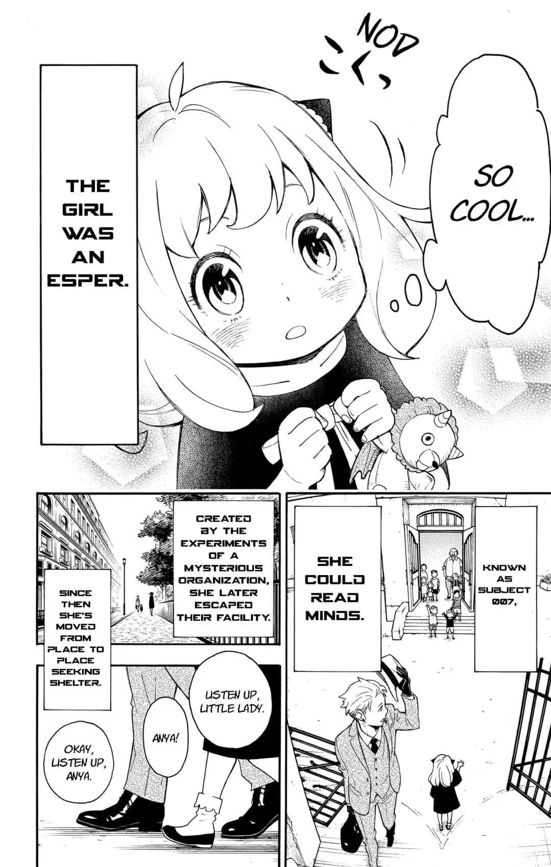 Spy x Family manga, chapter 1, page 24 of 71