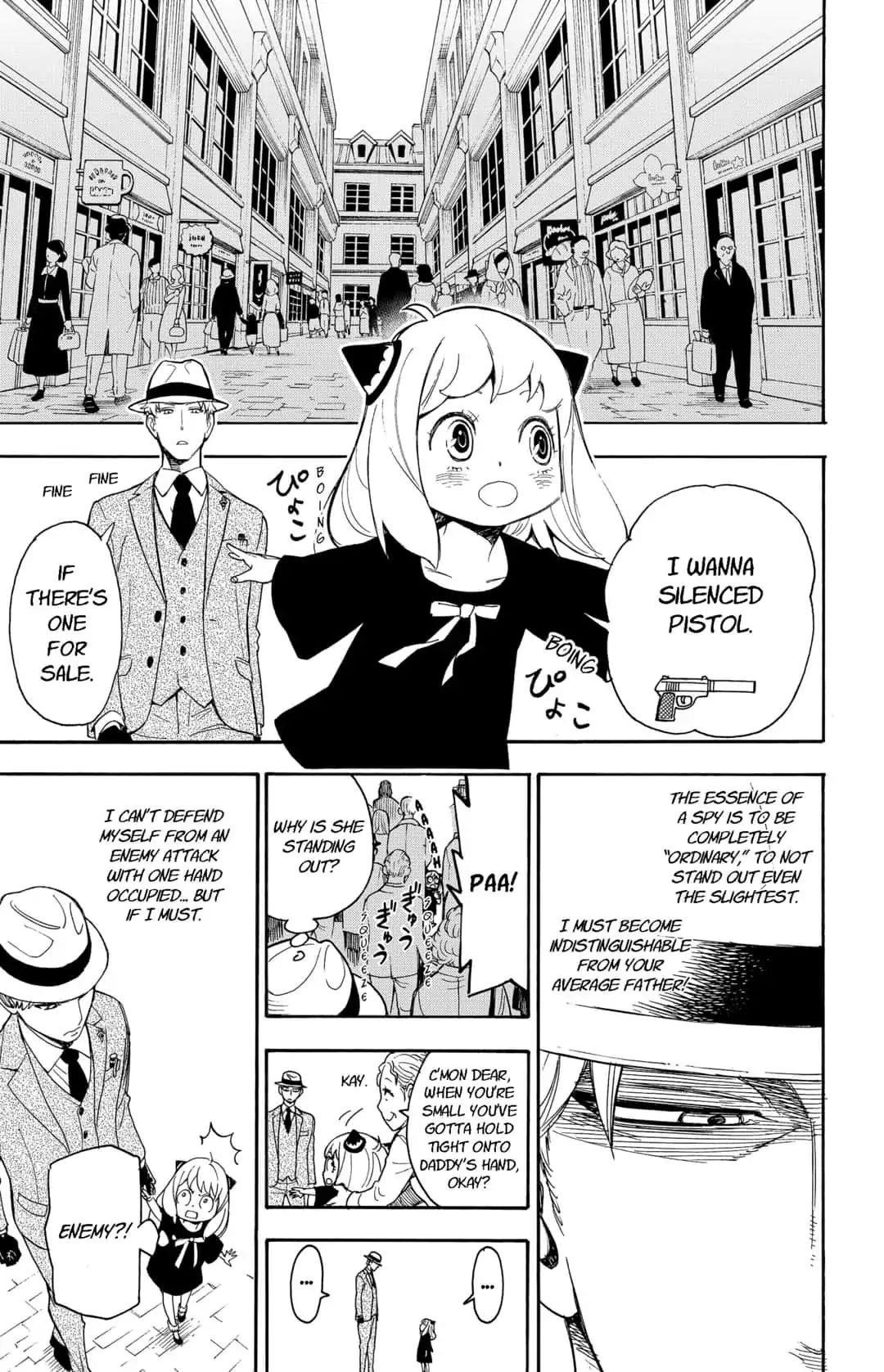 Spy x Family manga, chapter 1, page 27 of 71