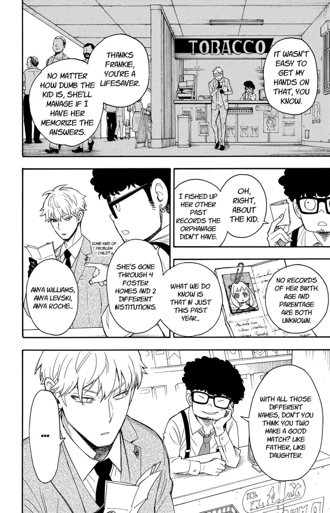 Spy x Family manga, chapter 1, page 36 of 71