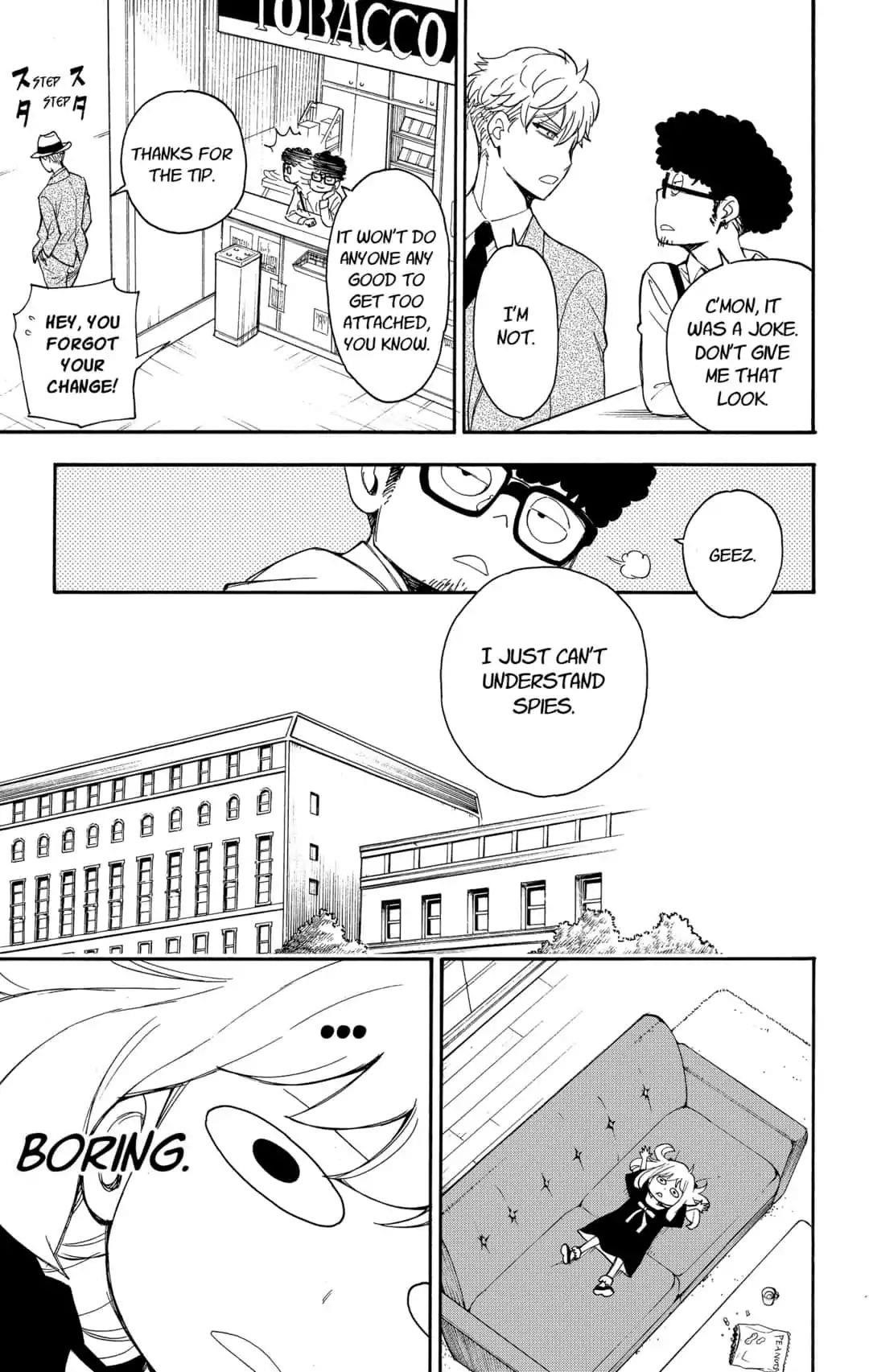 Spy x Family manga, chapter 1, page 37 of 71