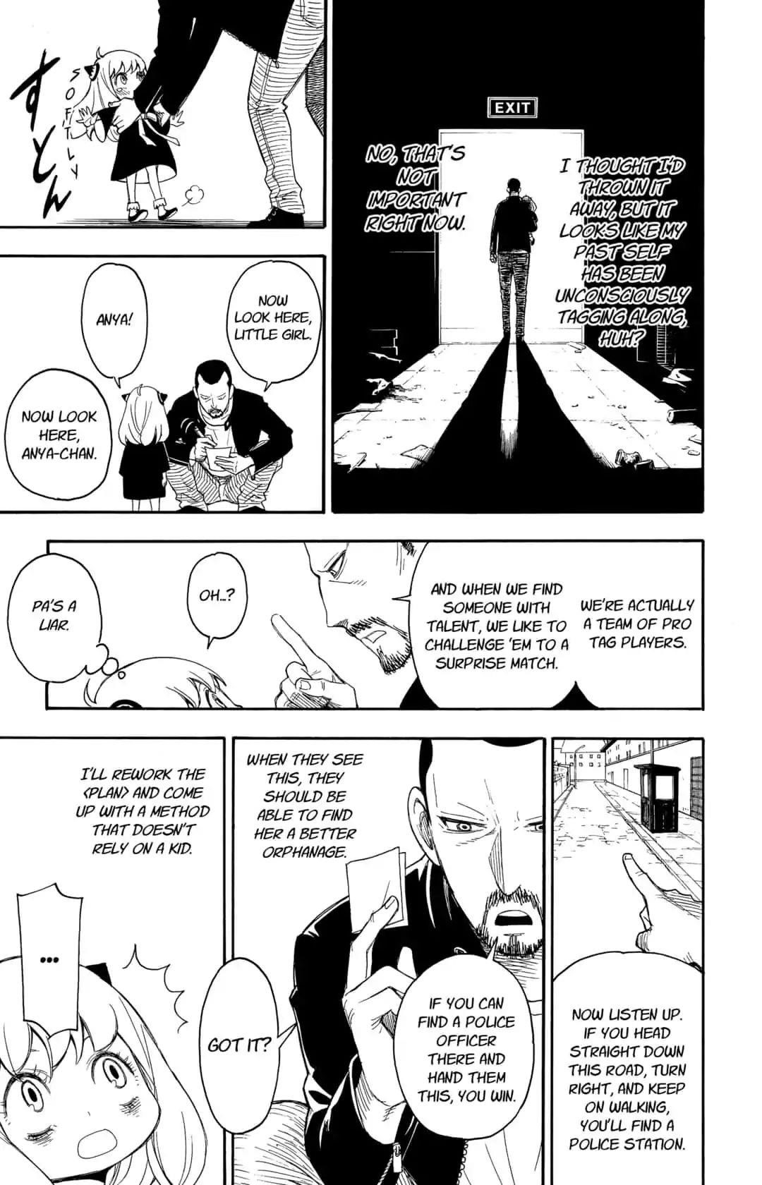 Spy x Family manga, chapter 1, page 53 of 71