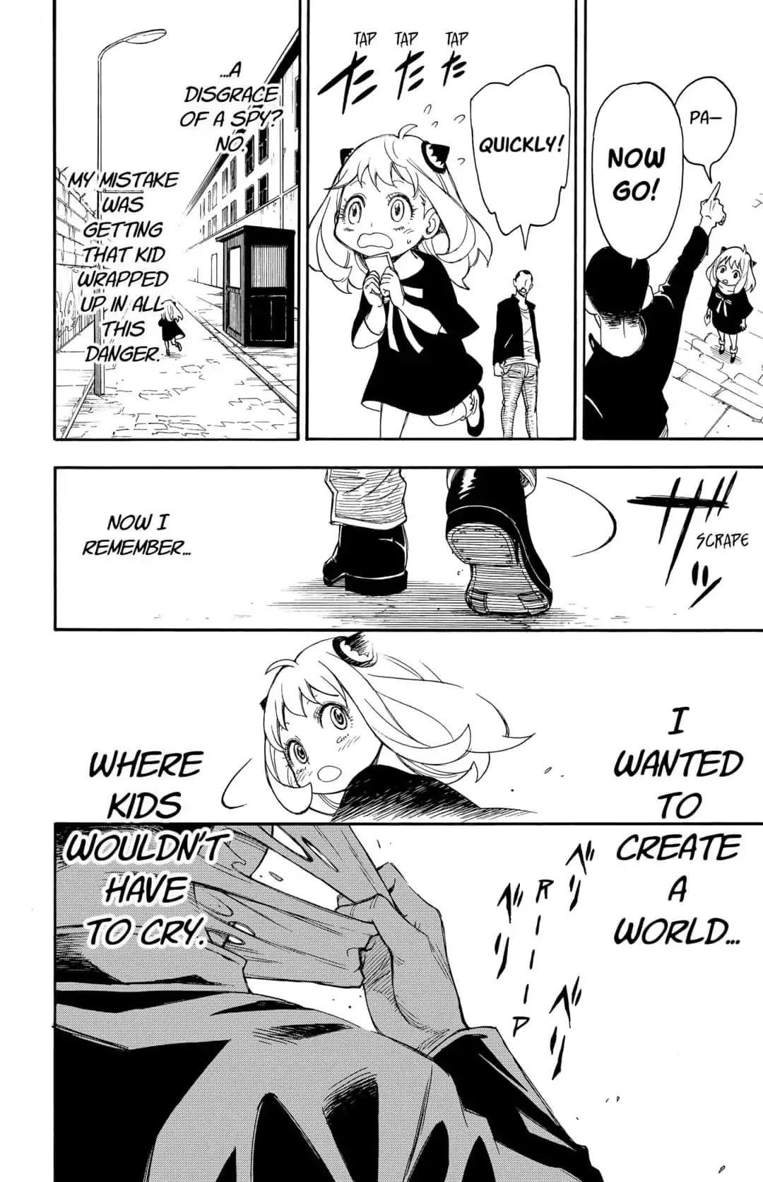 Spy x Family manga, chapter 1, page 54 of 71