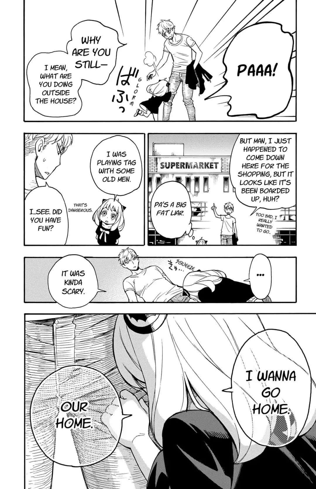 Spy x Family manga, chapter 1, page 62 of 71