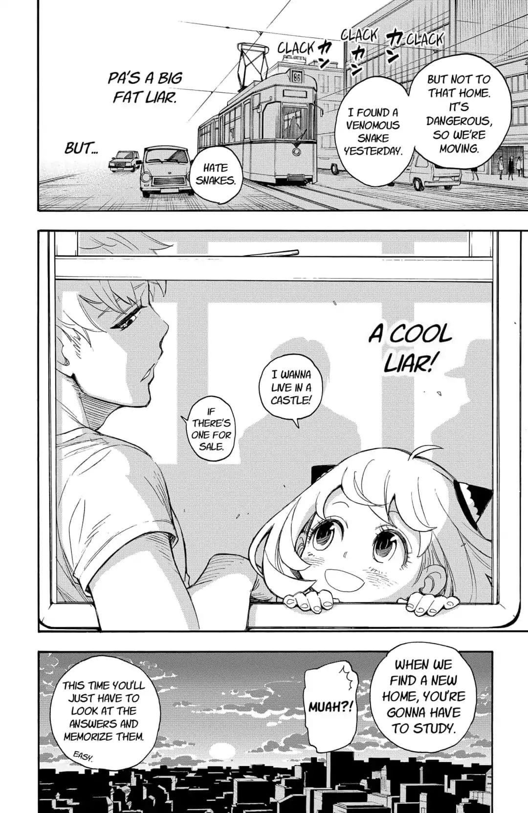 Spy x Family manga, chapter 1, page 64 of 71