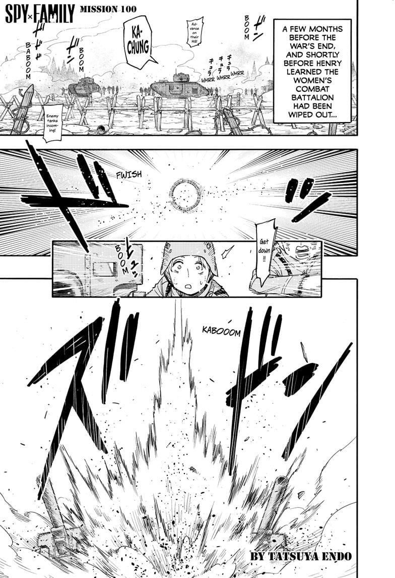 Spy x Family manga, chapter 100, page 1 of 17