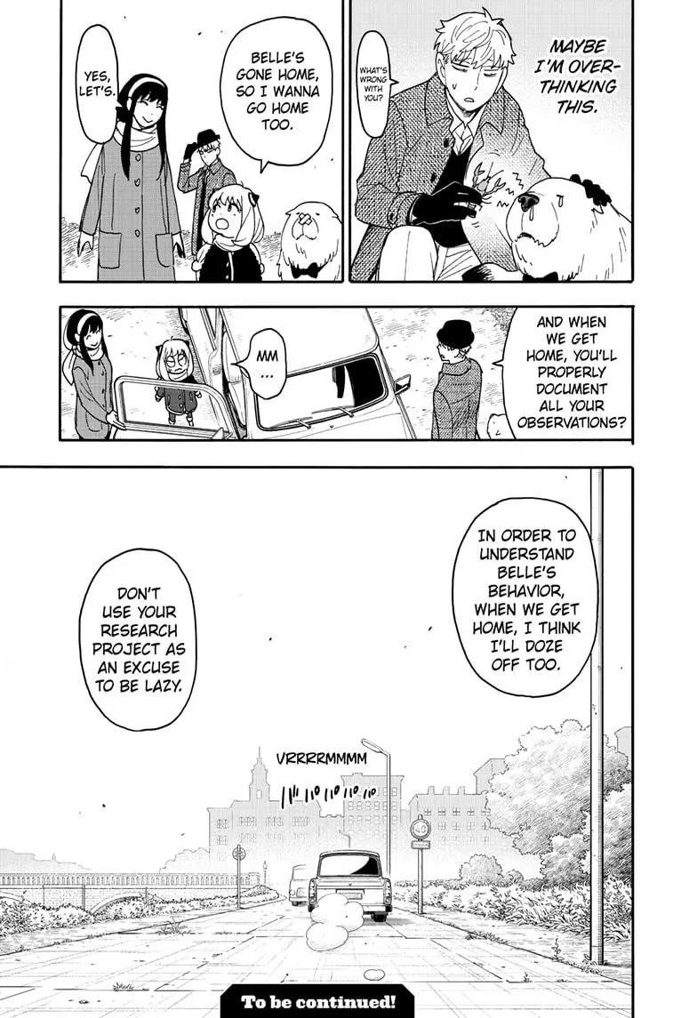 Spy x Family manga, chapter 103, page 17 of 17
