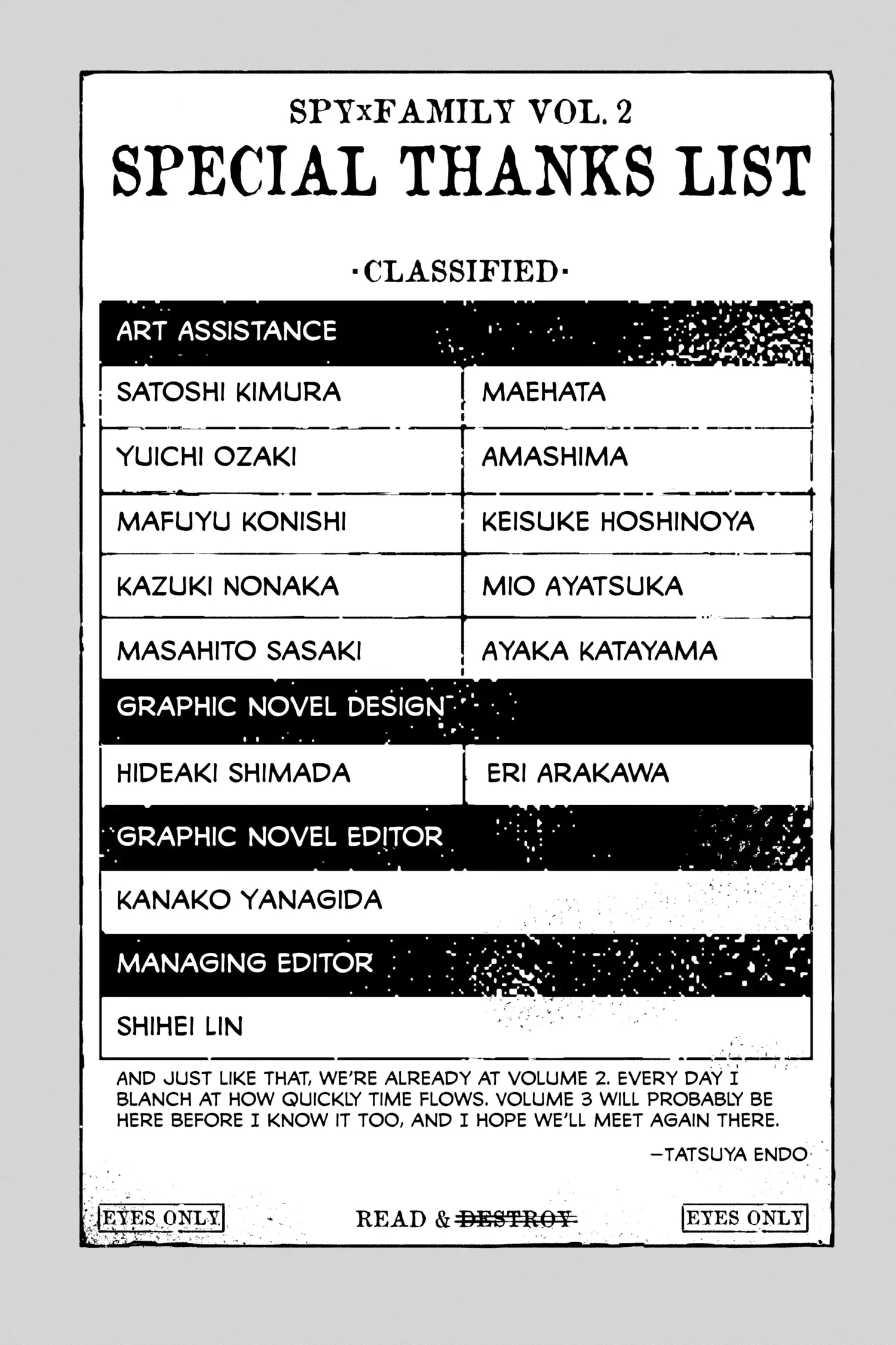 Spy x Family manga, chapter 11, page 32 of 32