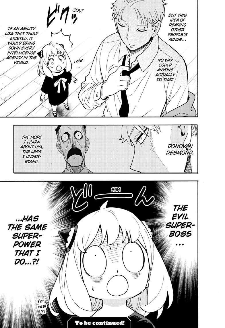 Spy x Family manga, chapter 110, page 20 of 20