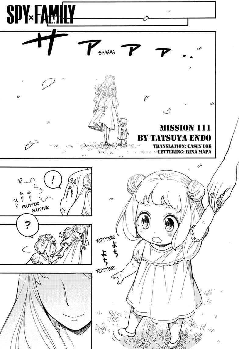 Spy x Family manga, chapter 111, page 1 of 5