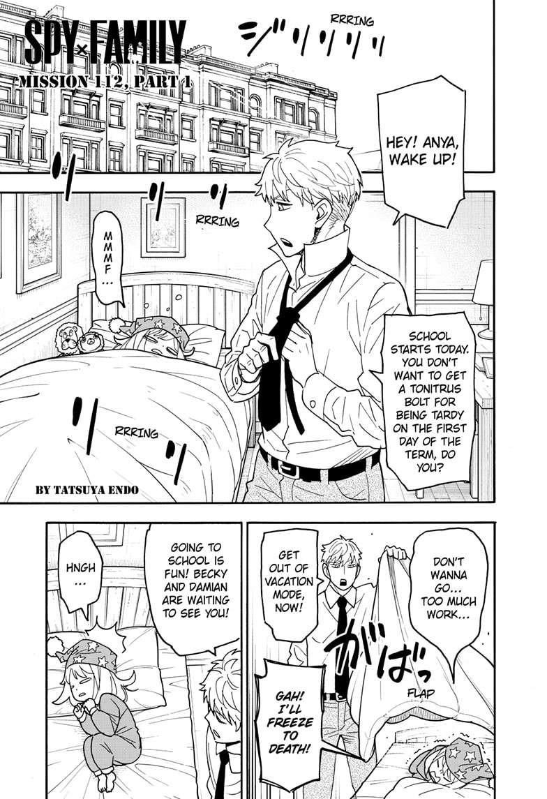 Spy x Family manga, chapter 112, page 1 of 15