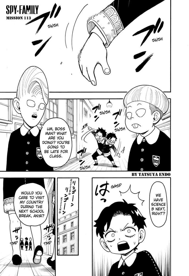 Spy x Family manga, chapter 113, page 1 of 25