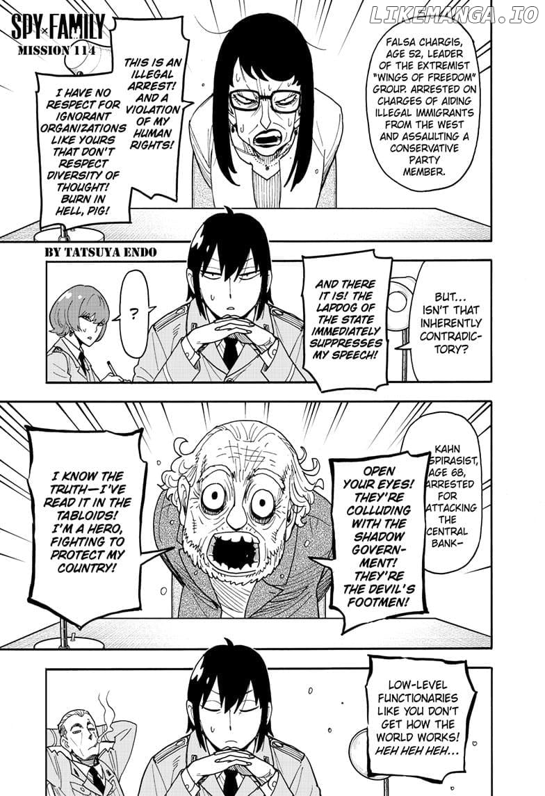 Spy x Family manga, chapter 114, page 1 of 23