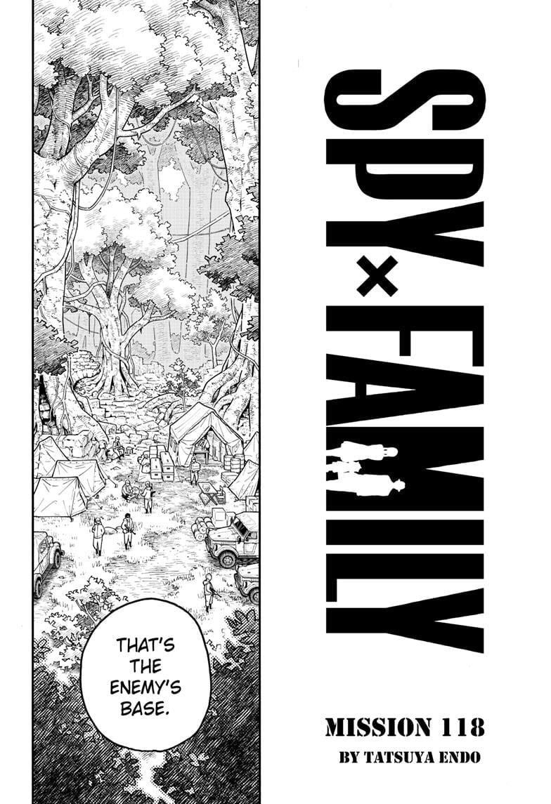 Spy x Family manga, chapter 118, page 1 of 17