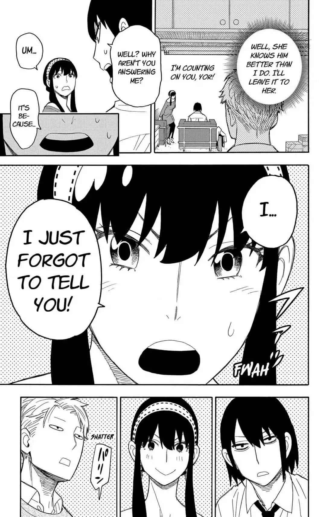 Spy x Family manga, chapter 12, page 7 of 27