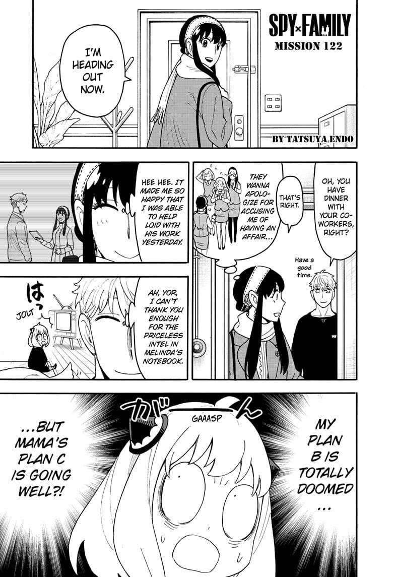 SPY x FAMILY Chapter 122 page 1 - Mission 122
