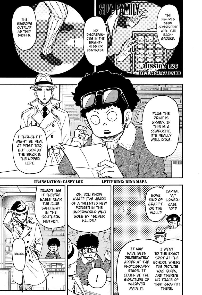 SPY x FAMILY Chapter 126 page 1 - Mission 126
