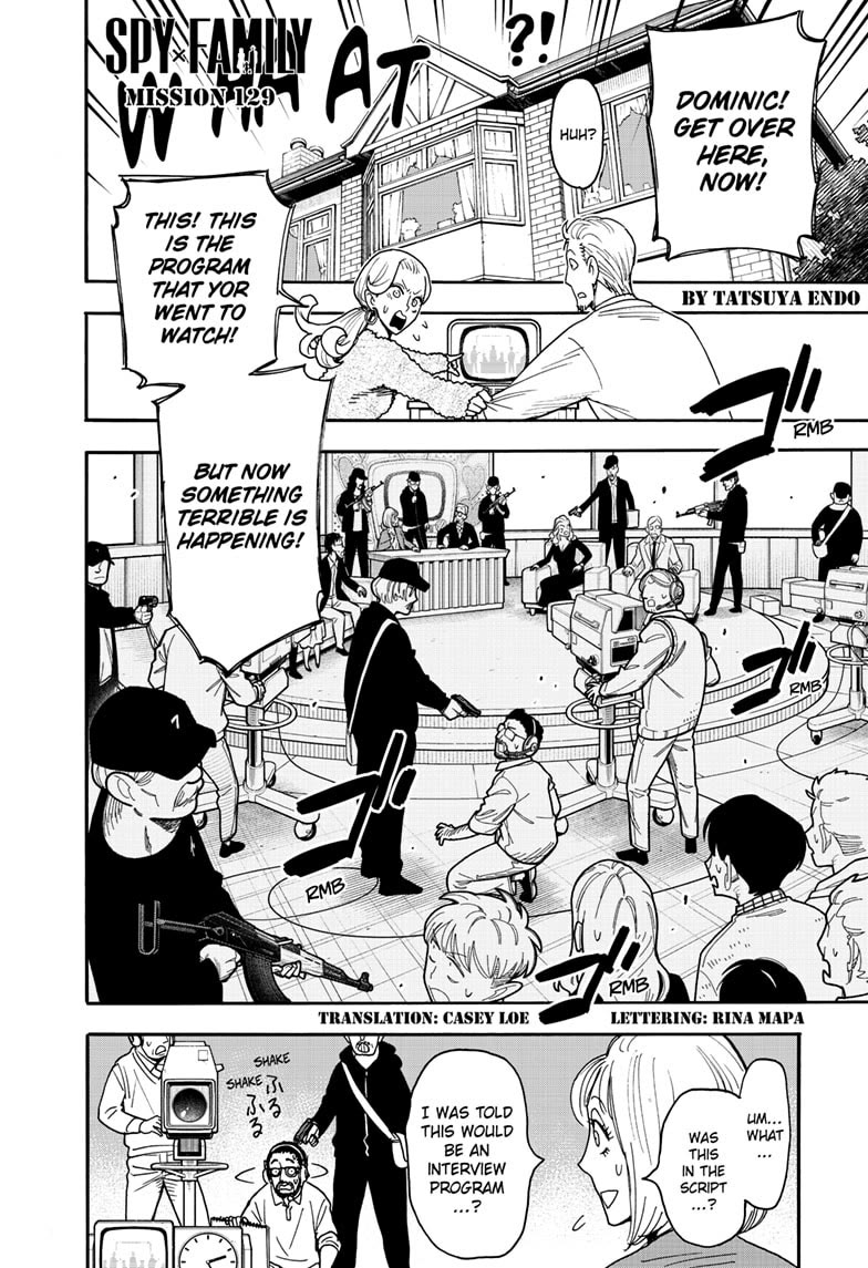 SPY x FAMILY Chapter 129 page 1 - Mission 129