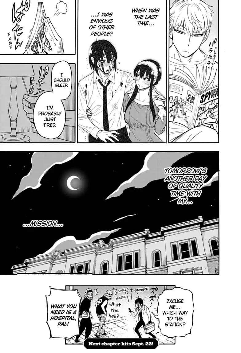 Spy x Family manga, chapter 13, page 21 of 21