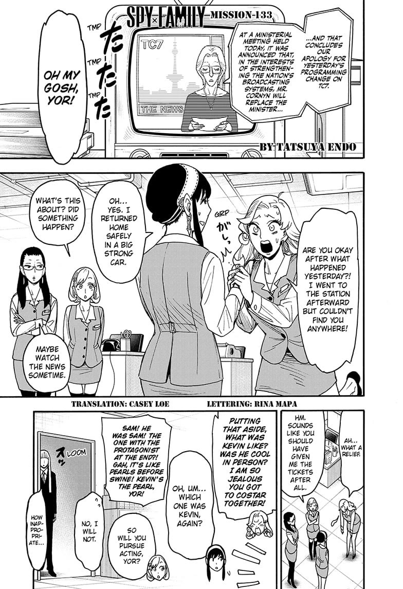 SPY x FAMILY Chapter 133 page 1 - Chapter 133