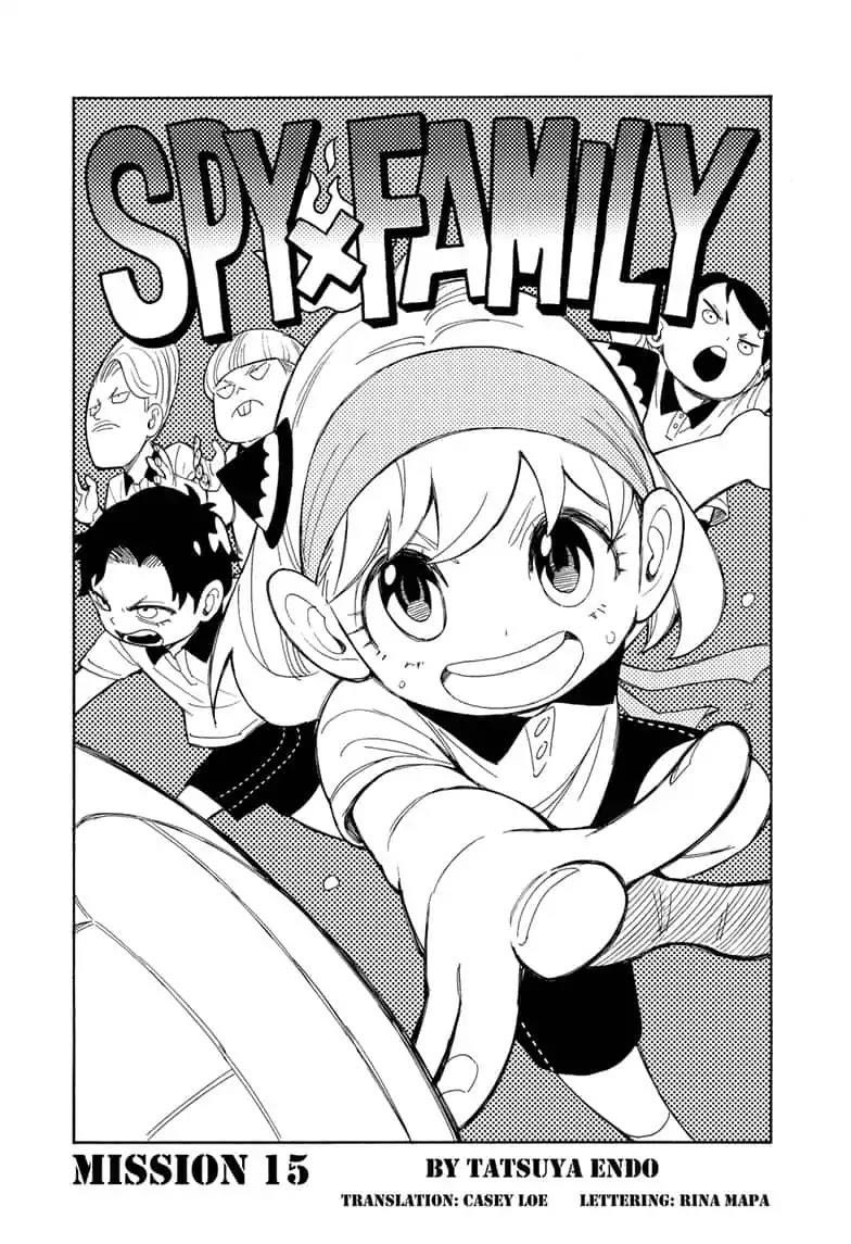 Spy x Family manga, chapter 15, page 3 of 25