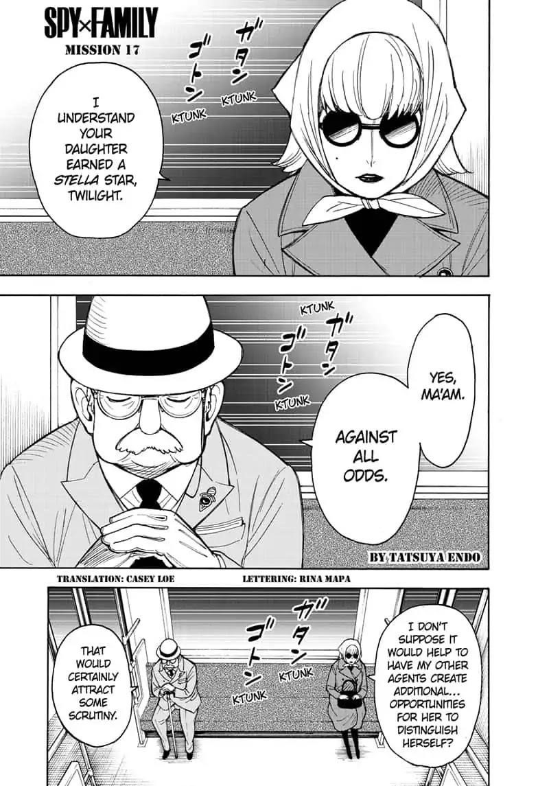 Spy x Family manga, chapter 17, page 1 of 19