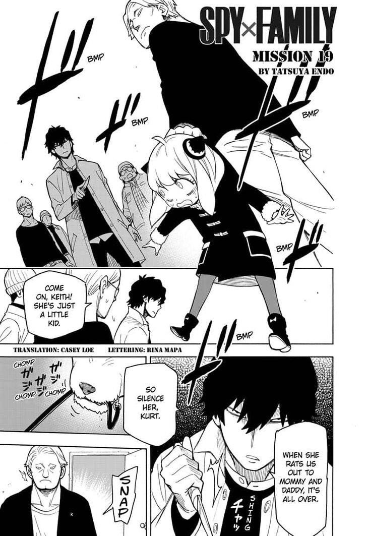 Spy x Family manga, chapter 19, page 1 of 21