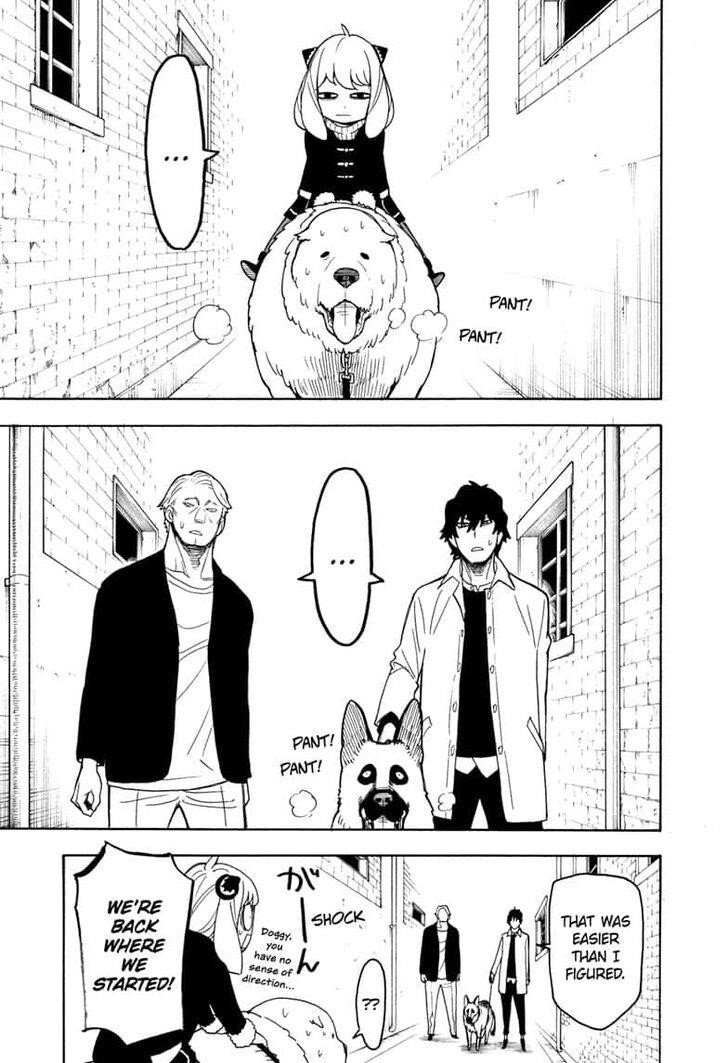 Spy x Family manga, chapter 19, page 17 of 21