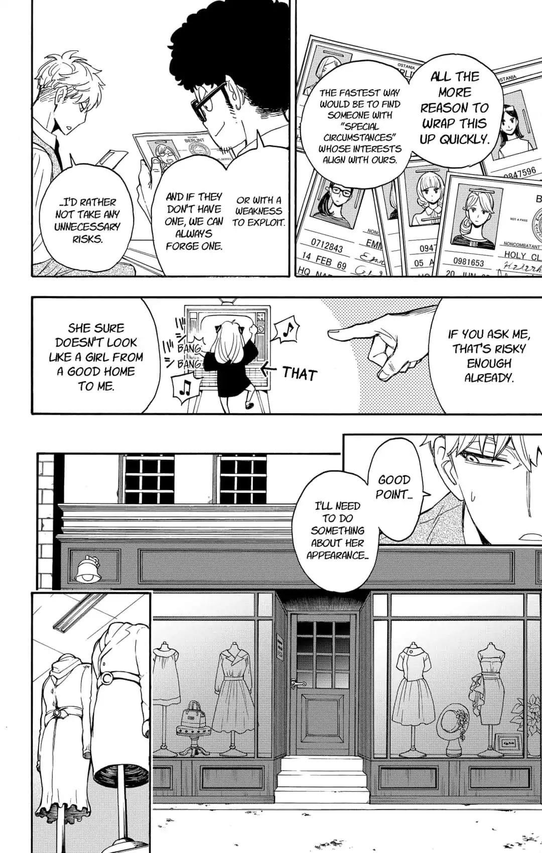 Spy x Family manga, chapter 2, page 20 of 55