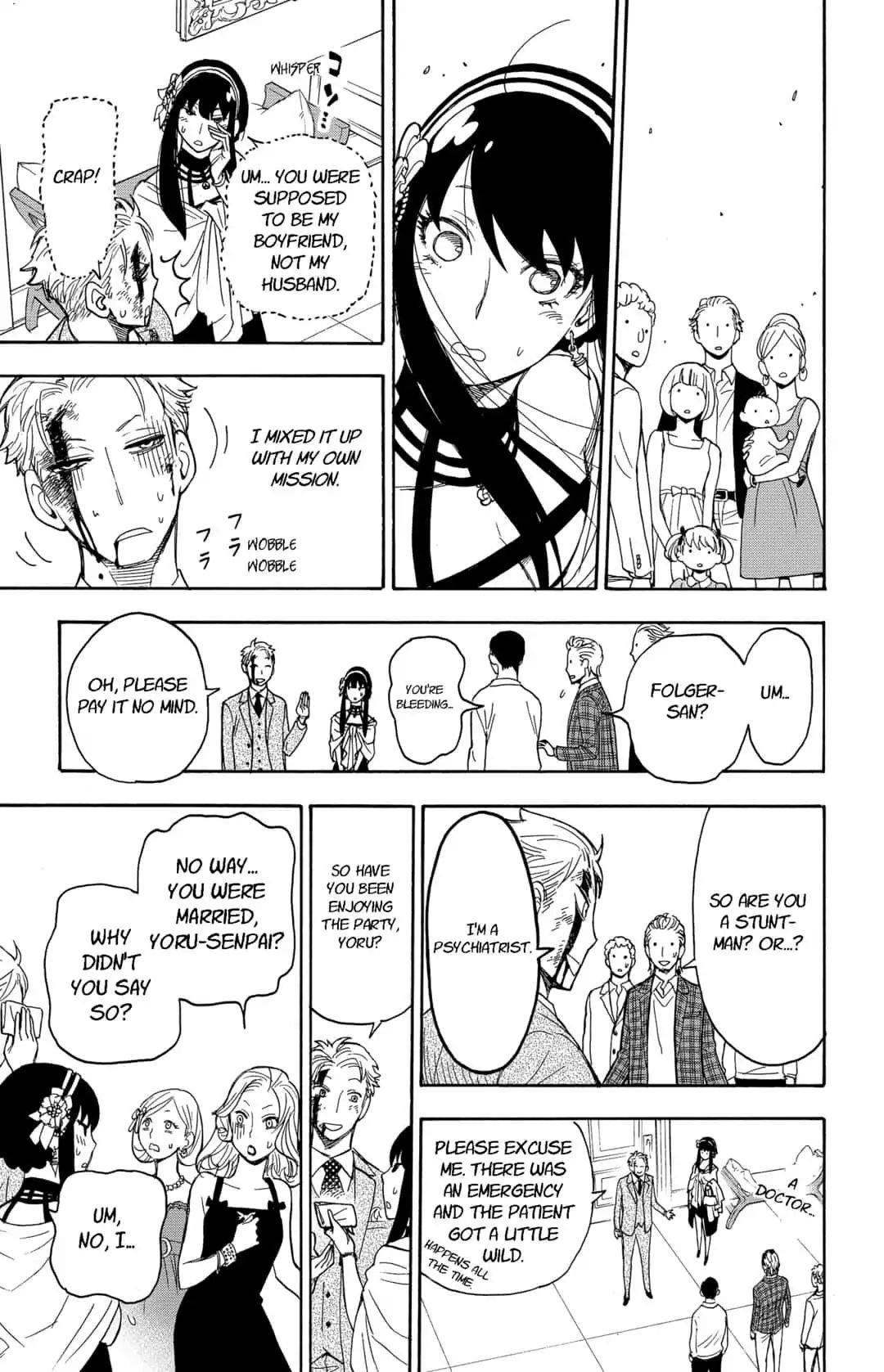 Spy x Family manga, chapter 2, page 39 of 55