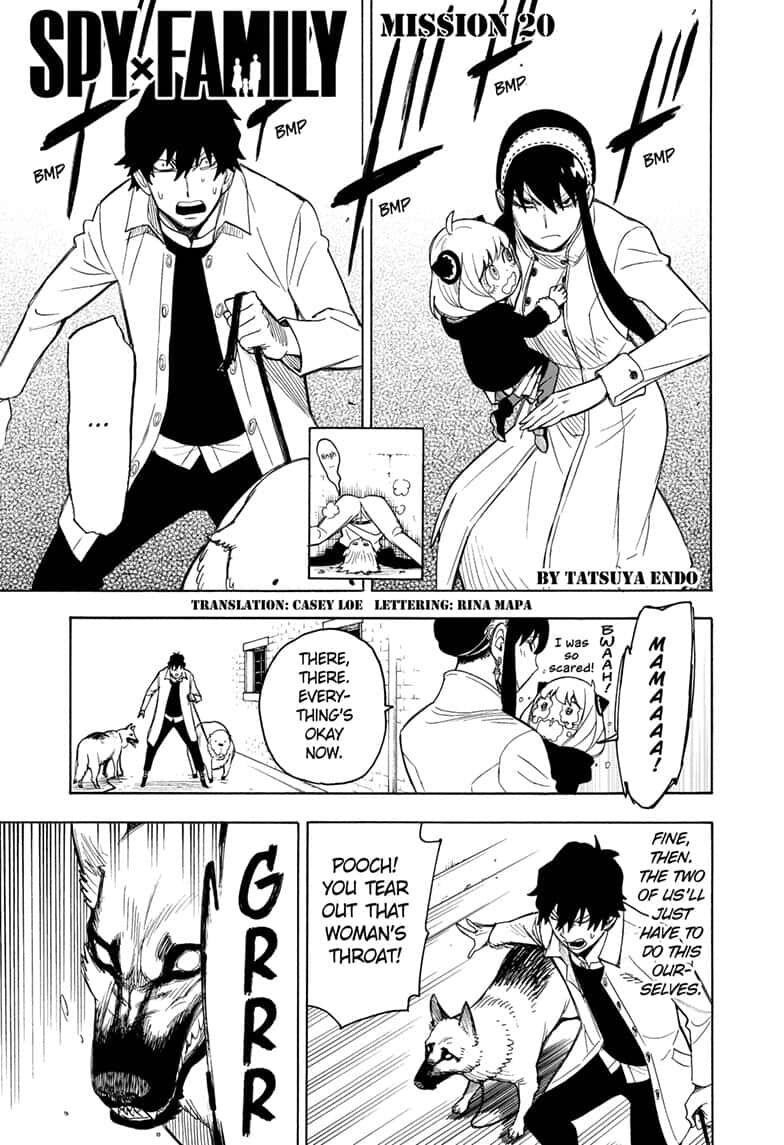 Spy x Family manga, chapter 20, page 1 of 21