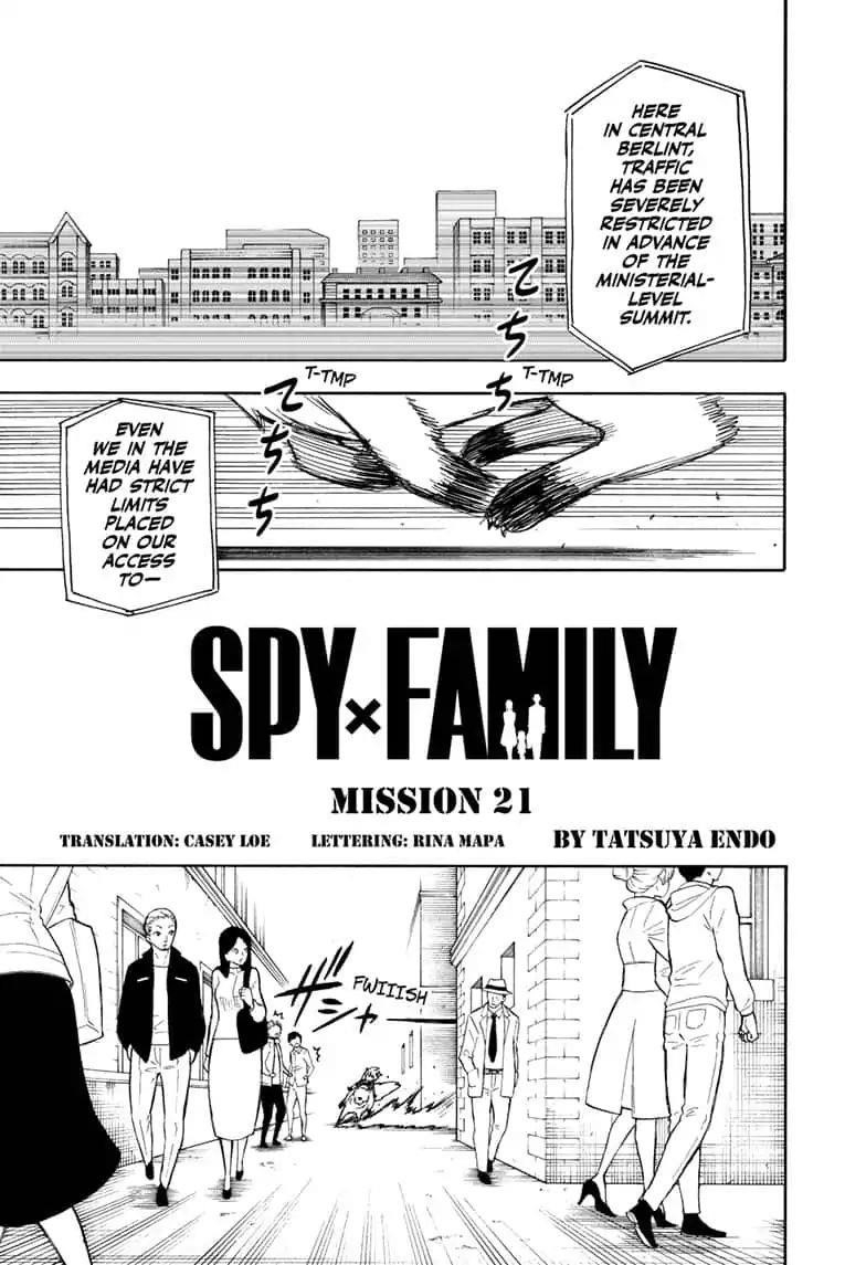 Spy x Family manga, chapter 21, page 1 of 31
