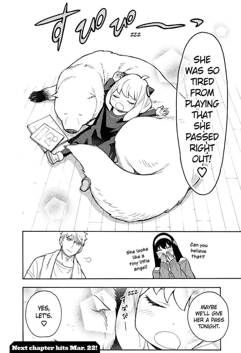 Spy x Family manga, chapter 23, page 22 of 22